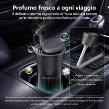 Carica l'immagine nel visualizzatore di Gallery, Profumatore Auto 110 ml, Design a Clessidra Ispirato alla Torre Eiffel, Diffusore Profumo Auto per Portabicchieri, Fragr