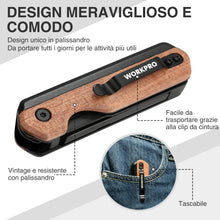 Carica l'immagine nel visualizzatore di Gallery, WORKPRO Coltello Multiuso 2 in 1