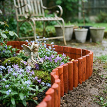 Carica l'immagine nel visualizzatore di Gallery, 120 cm x 30 cm Recinzione da Esterno Bassa e Lunga Staccionata per Giardino Recinzione Confine da Sequoia, Resistenza ne