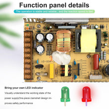 Carica l'immagine nel visualizzatore di Gallery, Alimentatore 12V 30A 360W Switching Power Supply Trasformatore Convertitore AC 220V alimentatore Adattatore per stampant