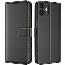 Carica l'immagine nel visualizzatore di Gallery, Cover per iPhone 11 Custodia a Libro in Pelle,Nero