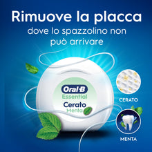 Carica l'immagine nel visualizzatore di Gallery, Oral-B Filo Interdentale Cerato, Essential Floss, Cerato, Menta 2x50m
