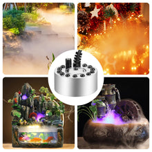 Carica l'immagine nel visualizzatore di Gallery, MXTIMWAN Nebulizzatore ad Ultrasuoni con 12 LED Luci Colorate, Mini Macchina del Fumo Fogger, Umidificatore d'Aria - Per