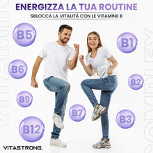 Carica l'immagine nel visualizzatore di Gallery, Vitamina B Complex Alto Dosaggio, 180 Compresse Vitamine Gruppo B di Biotina, Tiamina B1, Riboflavina B2, Vitamina B3 Ni