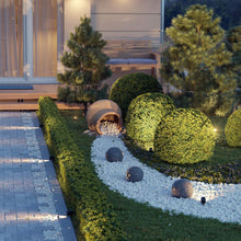 Carica l'immagine nel visualizzatore di Gallery, ledscom.de 2 piccoli faretti LED da giardino con picchetto TARL per esterni, IP65, neri, 4,3 W, 340 lm, bianco caldo