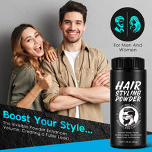 Carica l'immagine nel visualizzatore di Gallery, Cera in polvere per capelli uomo, Polvere Volumizzante Capelli, Superfici opache, 24 ore per mantenere tutto il giorno, 
