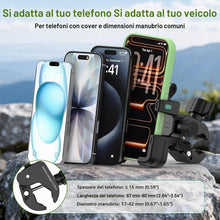 Carica l'immagine nel visualizzatore di Gallery, Alyvisun Porta Telefono Moto e Bici, Anti-Vibrazione con Blocco Rapido