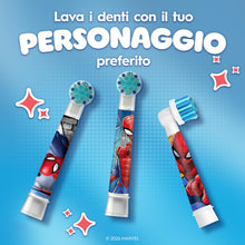 Carica l'immagine nel visualizzatore di Gallery, Oral-B Pro Kids Testine Di Ricambio Con Spiderman, Confezione Da 4 Pezzi