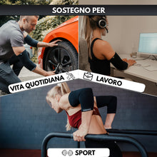 Carica l'immagine nel visualizzatore di Gallery, GORNATION Gomitiere Palestra, Manicotti per Braccia, Tutore Gomitiere Compressione Premium per Fitness, Bodybuilding, Ca