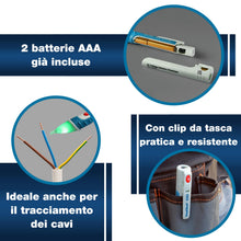 Carica l'immagine nel visualizzatore di Gallery, PeakTech 1030 - Tester di Tensione AC senza Contatto con Lampada a LED, Campo di Funzionamento Ac 50-1000V, Sistema di M