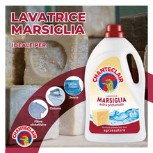 Carica l'immagine nel visualizzatore di Gallery, Chanteclair - Detersivo per Lavatrice, Profumo Marsiglia, Formula Concentrata, con Vero Sgrassatore - 3 Flaconi da 1575 