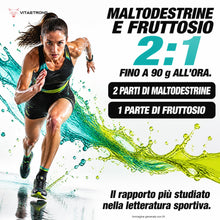 Carica l'immagine nel visualizzatore di Gallery, Carbo Gel 2:1 + Caffeina Gel Energetico Corsa Running Ciclismo Carboidrati