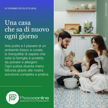 Carica l'immagine nel visualizzatore di Gallery, Kit Risparmio 26 PZ per Folletto VK140, 12 Sacchetti 12 Profumini 2 Griglie