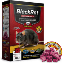 Carica l'immagine nel visualizzatore di Gallery, Veleno per Topi e Ratti in Mini Blocchi ai Cereali, Esca Topicida Professionale Potente, Ratticida per Uso Esterno e Int