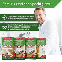 Carica l'immagine nel visualizzatore di Gallery, PATTLER Trappole Antitarme Alimentari del Cibo – Set da 12. Trappole Anti Tarme Adesive con Feromoni per Farfalline del 
