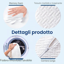 Carica l'immagine nel visualizzatore di Gallery, 5 STARS UNITED Cuscino Gambe per Dormire, Cuscino Ginocchia per Dormire