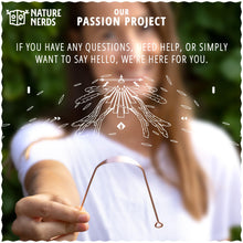 Carica l'immagine nel visualizzatore di Gallery, Nature Nerds - Puliscilingua in rame (3 pezzi) igiene orale senza plastica