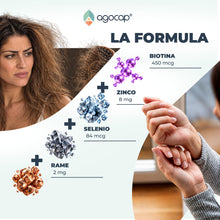 Carica l'immagine nel visualizzatore di Gallery, BIOTINA CAPELLI - Formula di Ricrescita 360°, Integratori per capelli