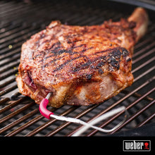 Carica l'immagine nel visualizzatore di Gallery, Weber Sonda per misurare la temperatura della carne/compatibile con modelli iGrill e app Weber Connect, sonda in acciaio
