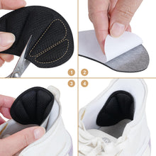 Carica l'immagine nel visualizzatore di Gallery, 3 PAIA cuscinetti salva tallone per scarpe, proteggi tallone autoadesivo e antiscivolo, solette, inserti morbidi per pre