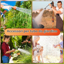Carica l'immagine nel visualizzatore di Gallery, Hejo 6 Pezzi Connettore per Tubo da Giardino, Attacchi Rapidi da 1/2''