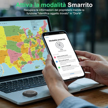 Carica l'immagine nel visualizzatore di Gallery, Localizzatore Smart Air Tracker Tag Compatibile Apple Dov'è (solo iOS), Batteria di Ricambio Inclusam, Adatto per Chiavi