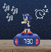 Carica l'immagine nel visualizzatore di Gallery, Lexibook, Sonic The Hedgehog, Sveglia con Luce Notturna di Sonic, Suoni e Melodie, Schermo LCD Retroilluminato, Luminoso