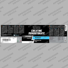 Carica l'immagine nel visualizzatore di Gallery, Bandini® Creatina Monoidrata in Polvere Pura al 100% - 300g con Dosatore