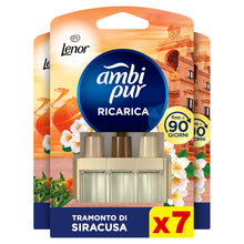Carica l'immagine nel visualizzatore di Gallery, Ambi Pur 3Volution Ricarica Profumatore Elettrico, 7 Pezzi, Lenor Arancia