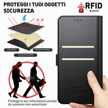 Carica l'immagine nel visualizzatore di Gallery, Cover per Samsung Galaxy A18/A17 4G/5G Libro in Pelle PU, [con 2 Pezzi Pellicola Vetro Temperato] Custodia Portafoglio A