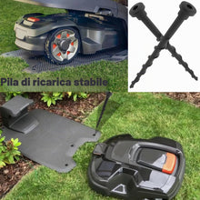 Carica l'immagine nel visualizzatore di Gallery, 12 Picchetti in Plastica, Lunghezza 14 cm, Nero
