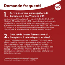 Carica l'immagine nel visualizzatore di Gallery, Nutravita Vitamina B Complex con D3-1 Anno