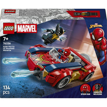 Carica l'immagine nel visualizzatore di Gallery, LEGO Marvel Auto di Spider-Man vs. Venomized Wolverine 76336