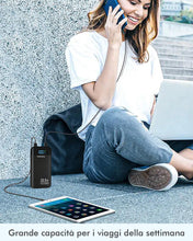 Carica l'immagine nel visualizzatore di Gallery, Power Bank 27.000mAh 22.5W PD3.0 QC4.0 Ricarica Rapida Batteria Esterna 3A USB C Caricatore Portatile con LCD Display Di