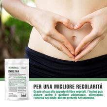Carica l'immagine nel visualizzatore di Gallery, VITATIV Inulina da Cicoria in Polvere Pura 500g | Fibra Vegetale Prebiotica da Radici di Cicoria | ALTA QUALITA