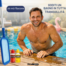 Carica l'immagine nel visualizzatore di Gallery, Kit di ricambio per test cloro e pH, flacone liquido fenolo e oto in gocce, accessori base per piscina, adatto a qualsia