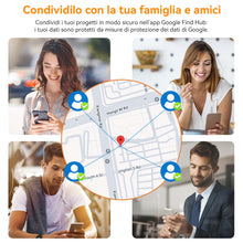Carica l'immagine nel visualizzatore di Gallery, Android Tracker,4 Pezzi Smart Tag,Compatibile con Google Find Hub,Gemini AI