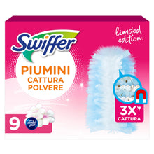 Carica l'immagine nel visualizzatore di Gallery, Swiffer Duster, Ricariche Piumini Catturapolvere, 9 Panni, Limited Edition