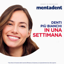 Carica l'immagine nel visualizzatore di Gallery, Mentadent Dentifricio White System Original, Sbiancante, 2x75ml