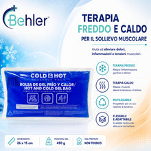 Carica l'immagine nel visualizzatore di Gallery, Ghiaccio Gel Riutilizzabile (26 x 15 cm) - Compressa fredda calda - Multifunzione - Ideale per Terapie, Dolori Muscolari