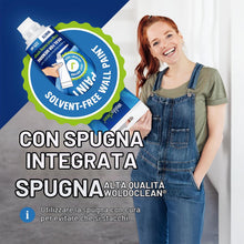 Carica l'immagine nel visualizzatore di Gallery, WoldoClean Pittura Bianca per Interni 225 ml Pareti - Ritocco Muro Spugna