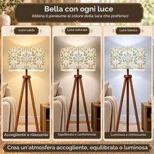 Carica l'immagine nel visualizzatore di Gallery, OUTON Paralume 40,5 cm in Lino, E27/E14, Motivo Petali