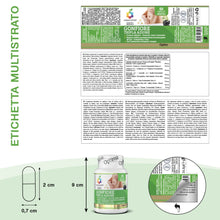 Carica l'immagine nel visualizzatore di Gallery, GONFIORE TRIPLA AZIONE - integratore per ridurre gonfiore e tensione addominale, aiuta a eliminare i gas in eccesso 60 c