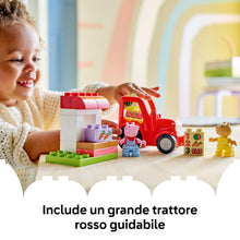 Carica l'immagine nel visualizzatore di Gallery, LEGO DUPLO Peppa Pig Trattore e mercato 10468