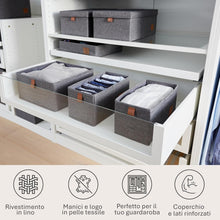 Carica l'immagine nel visualizzatore di Gallery, LOVE IT STORE IT Premium Organizer armadio, grigio, set 2 pezzi