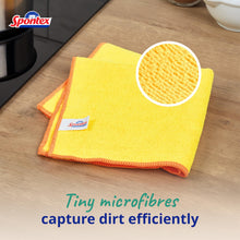Carica l'immagine nel visualizzatore di Gallery, SPONTEX - Collezione in microfibra - Microfibre multiuso - 8 microfibre