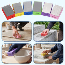 Carica l'immagine nel visualizzatore di Gallery, Zocipro 6pcs Tamponi Abrasivi Diamantati, Spugna Abrasiva per Piastrelle