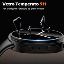 Carica l'immagine nel visualizzatore di Gallery, Misxi [3-Pezzi Pellicola in Vetro Temperato con Kit Allineamento Automatico, Compatibile con Samsung Galaxy Watch 9/8 40