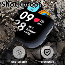 Carica l'immagine nel visualizzatore di Gallery, 3 Pezzi Custodia Protettiva Compatibile con Xiaomi Redmi Watch 3 Active, Custodia Rigida per PC con Proteggi Schermo, Cu