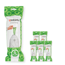 Carica l'immagine nel visualizzatore di Gallery, Brabantia PerfectFit Bags Sacchetti Spazzatura, Codice G (23-30L), 120 pz